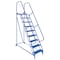 Vestil 120 H Steel Maintenance Ladder, 9 Steps LAD-MM-9-P - alternate 1